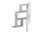 Hanah Home Mueble de Baño con Espejo Carrara 60cm x 75cm x 13cm Tablero Melamina Montaje Pared